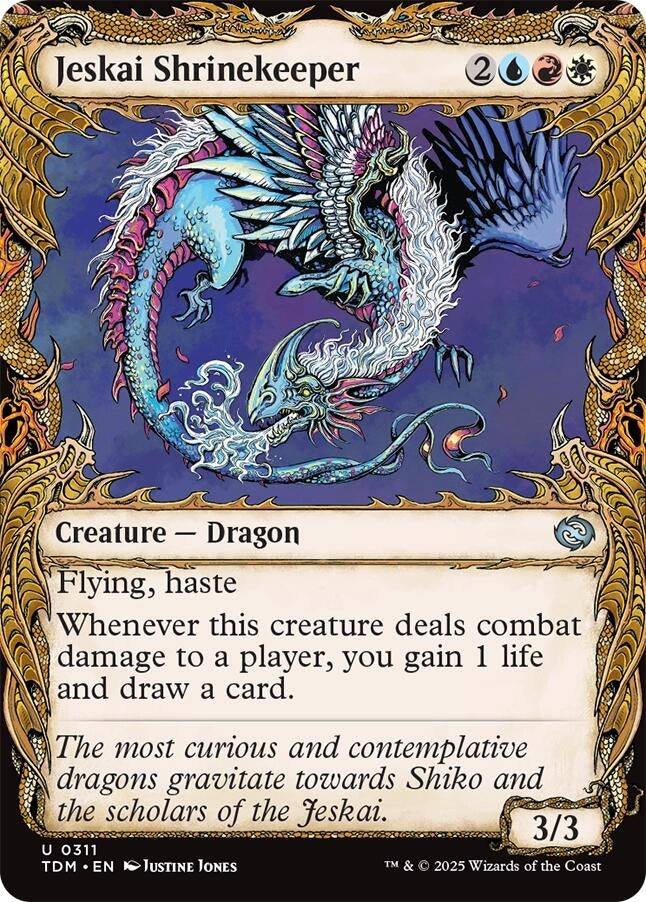 Image for Jeskai Shrinekeeper (Showcase) (311) [Tarkir: Dragonstorm] - Magic: The Gathering