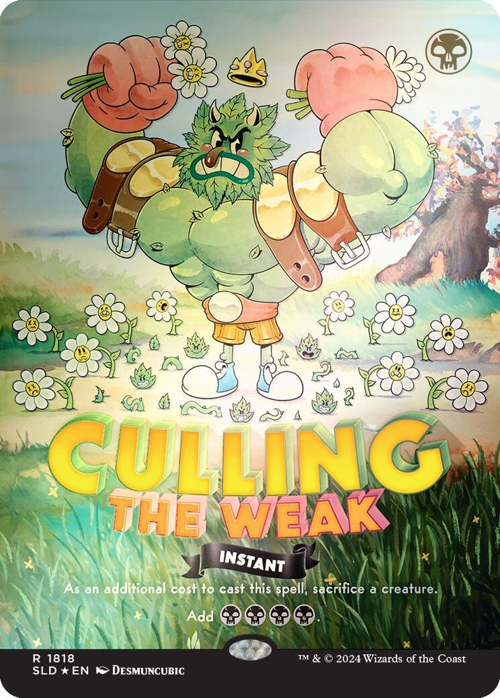 Image for Culling the Weak (Rainbow Foil) (1818) [Secret Lair Drop Series] - Magic: The Gathering
