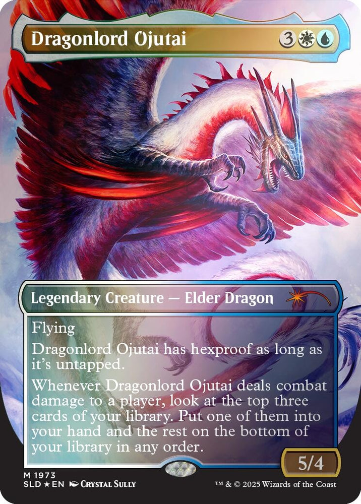 Image for Dragonlord Ojutai (Rainbow Foil) (1973) [Secret Lair Drop Series] - Magic: The Gathering