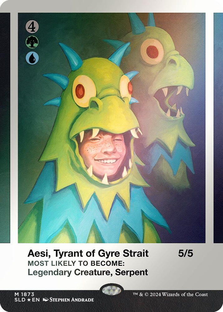 Image for Aesi, Tyrant of Gyre Strait (Rainbow Foil) (1873) [Secret Lair Drop Series] - Magic: The Gathering