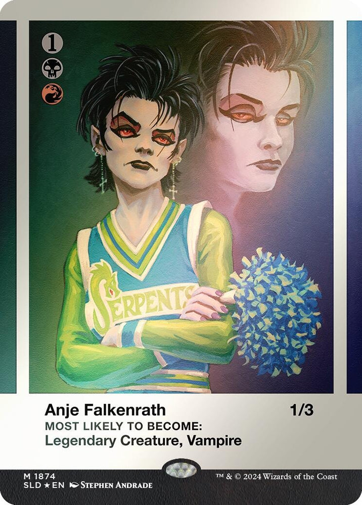 Image for Anje Falkenrath (Rainbow Foil) (1874) [Secret Lair Drop Series] - Magic: The Gathering