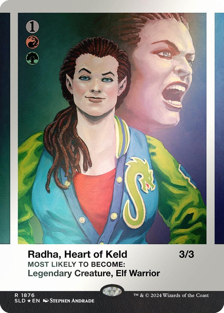 Image for Radha, Heart of Keld (Rainbow Foil) (1876) [Secret Lair Drop Series] - Magic: The Gathering