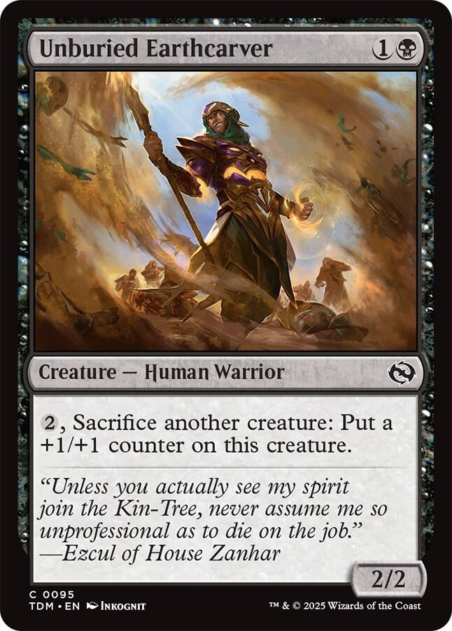 Unburied Earthcarver (95) [Tarkir: Dragonstorm]