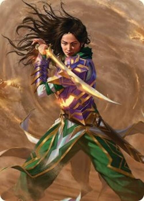 Image for Descendant of Storms Art Card (2/54) (2) [Art Series: Tarkir: Dragonstorm] - Magic: The Gathering