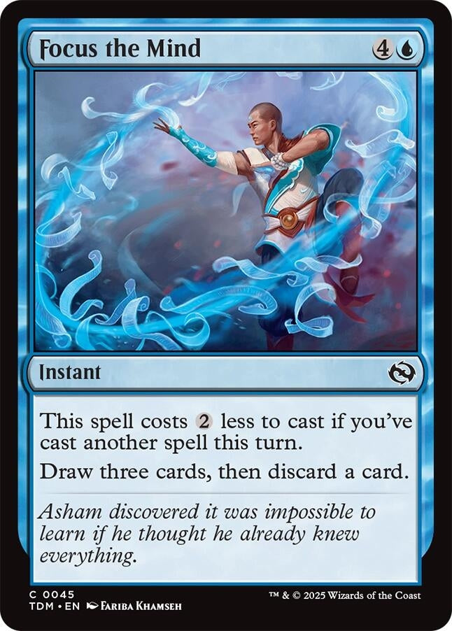 Focus the Mind (45) [Tarkir: Dragonstorm]