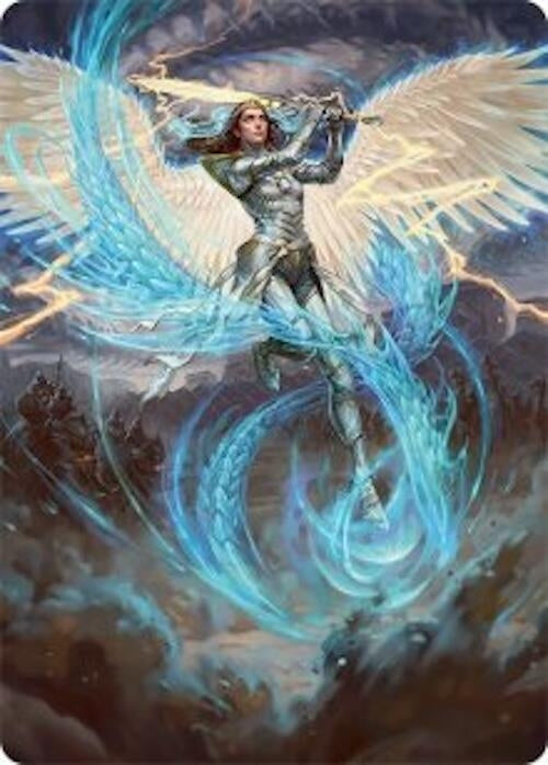 Image for Elspeth, Storm Slayer Art Card (49/54) (49) [Art Series: Tarkir: Dragonstorm] - Magic: The Gathering