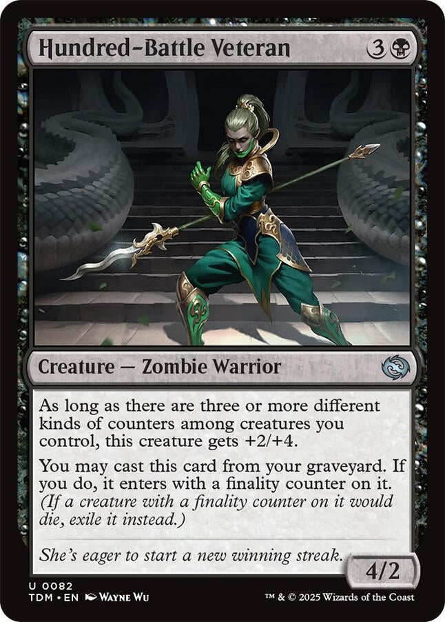 Hundred - Battle Veteran (82) [Tarkir: Dragonstorm]
