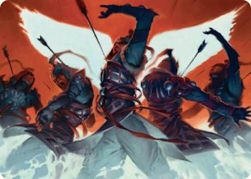Image for Desperate Measures Art Card (11/54) (11) [Art Series: Tarkir: Dragonstorm] - Magic: The Gathering