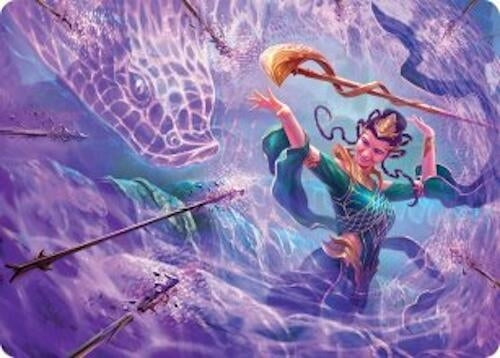 Image for Snakeskin Veil Art Card (19/54) (19) [Art Series: Tarkir: Dragonstorm] - Magic: The Gathering