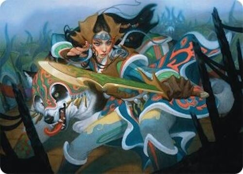 Image for Eshki Dragonclaw Art Card (23/54) (23) [Art Series: Tarkir: Dragonstorm] - Magic: The Gathering