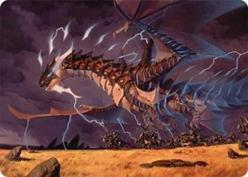 Image for Neriv, Heart of the Storm Art Card (25/54) (25) [Art Series: Tarkir: Dragonstorm] - Magic: The Gathering