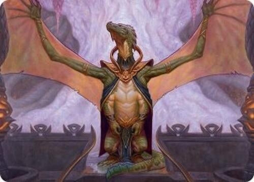 Image for Kheru Goldkeeper Art Card (36/54) (36) [Art Series: Tarkir: Dragonstorm] - Magic: The Gathering