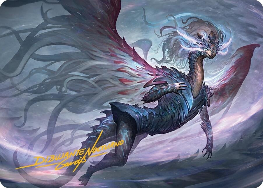 Image for Shiko, Paragon of the Way Art Card (37/54) (Gold-Stamped Signature) (37) [Art Series: Tarkir: Dragonstorm] - Magic: The Gathering