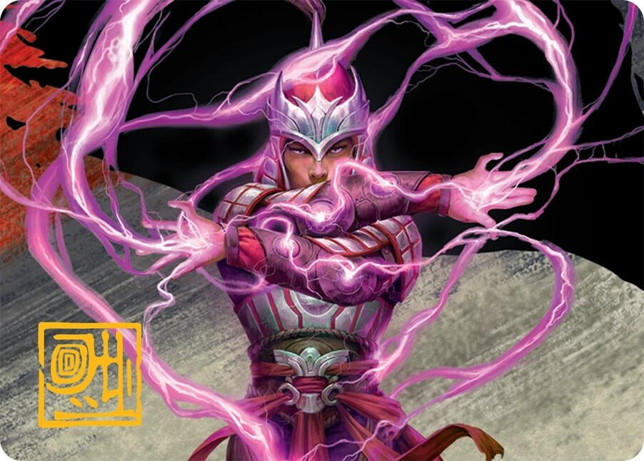 Image for All-Out Assault Art Card (43/54) (Gold-Stamped Signature) (43) [Art Series: Tarkir: Dragonstorm] - Magic: The Gathering