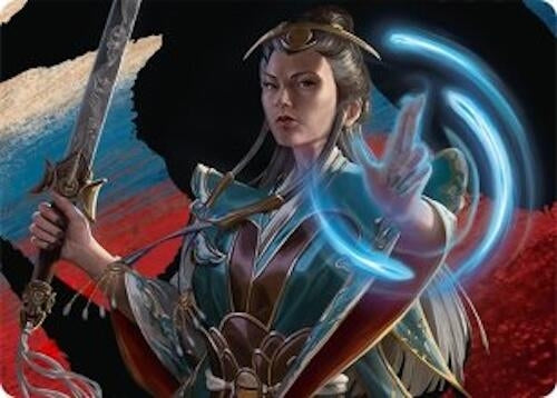 Image for Narset, Jeskai Waymaster Art Card (44/54) (44) [Art Series: Tarkir: Dragonstorm] - Magic: The Gathering
