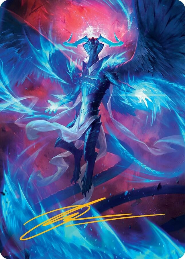 Image for Ugin, Eye of the Storms Art Card (48/54) (Gold-Stamped Signature) (48) [Art Series: Tarkir: Dragonstorm] - Magic: The Gathering
