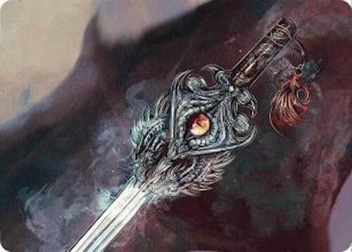 Image for Dragonfire Blade Art Card (40/54) (40) [Art Series: Tarkir: Dragonstorm] - Magic: The Gathering