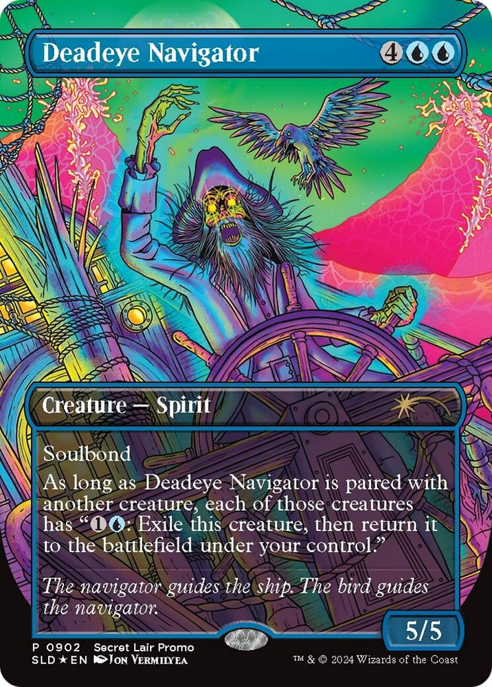 Image for Deadeye Navigator (Rainbow Foil) (902) [Secret Lair Drop Series] - Magic: The Gathering