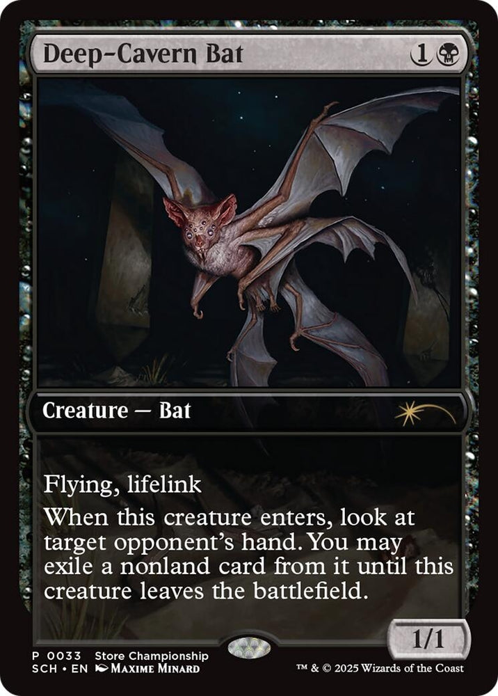 Image for Deep-Cavern Bat (33) [Game Day & Store Championship Promos] - Magic: The Gathering