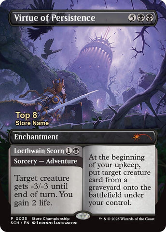 Image for Virtue of Persistence (Top 8) (35) [Game Day & Store Championship Promos] - Magic: The Gathering