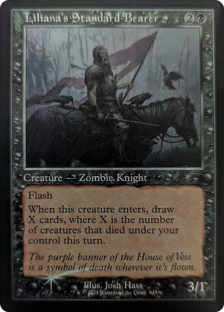 Image for Liliana's Standard Bearer (Retro Frame) (845) [Secret Lair Drop Series] - Magic: The Gathering