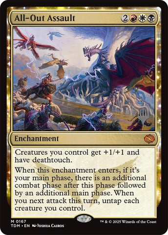 Image for All-Out Assault (167) [Promo Pack: Tarkir: Dragonstorm] - Magic: The Gathering