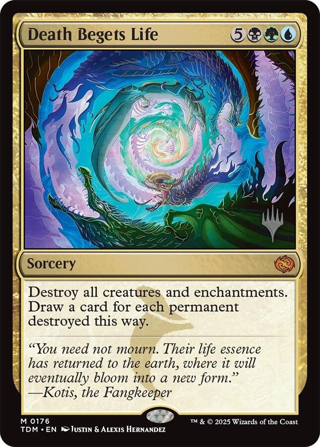 Image for Death Begets Life (176) [Promo Pack: Tarkir: Dragonstorm] - Magic: The Gathering