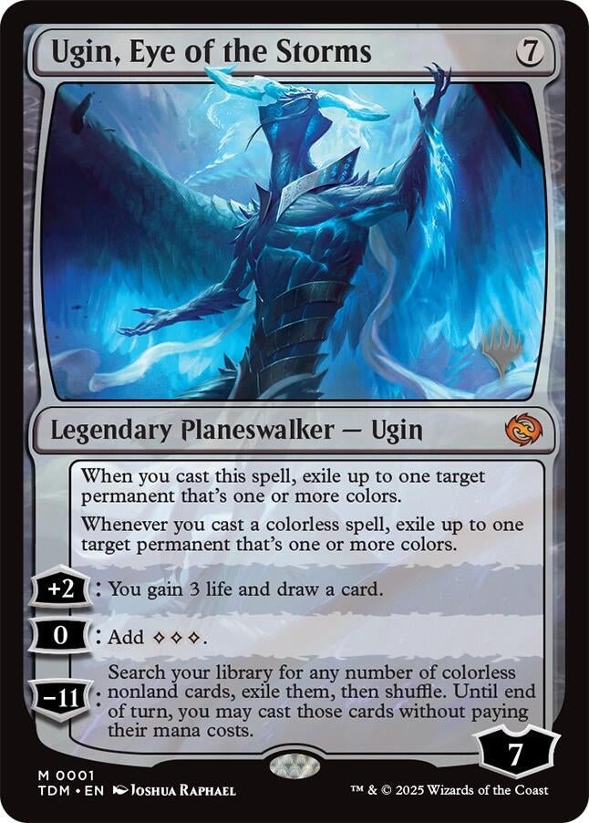 Image for Ugin, Eye of the Storms (1) [Promo Pack: Tarkir: Dragonstorm] - Magic: The Gathering