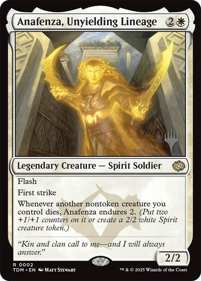 Image for Anafenza, Unyielding Lineage (2) [Promo Pack: Tarkir: Dragonstorm] - Magic: The Gathering