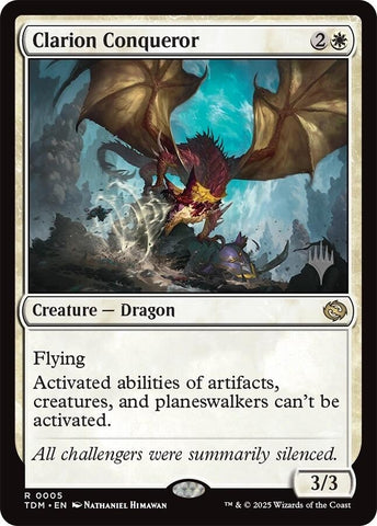 Image for Clarion Conqueror (5) [Promo Pack: Tarkir: Dragonstorm] - Magic: The Gathering