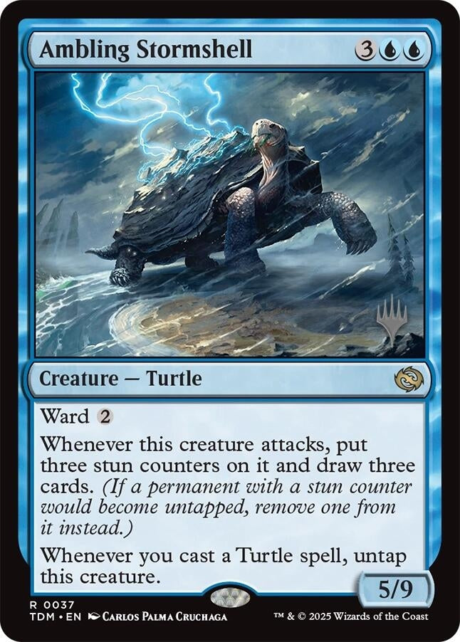 Image for Ambling Stormshell (37) [Promo Pack: Tarkir: Dragonstorm] - Magic: The Gathering