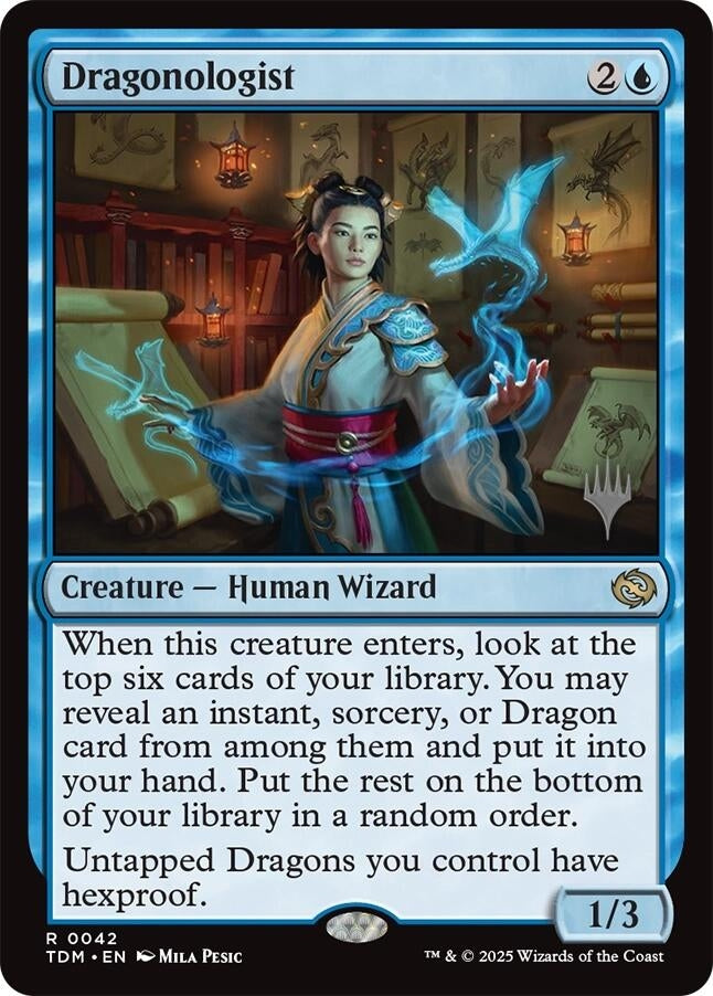 Image for Dragonologist (42) [Promo Pack: Tarkir: Dragonstorm] - Magic: The Gathering