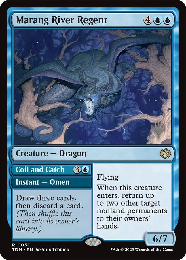 Image for Marang River Regent (51) [Promo Pack: Tarkir: Dragonstorm] - Magic: The Gathering