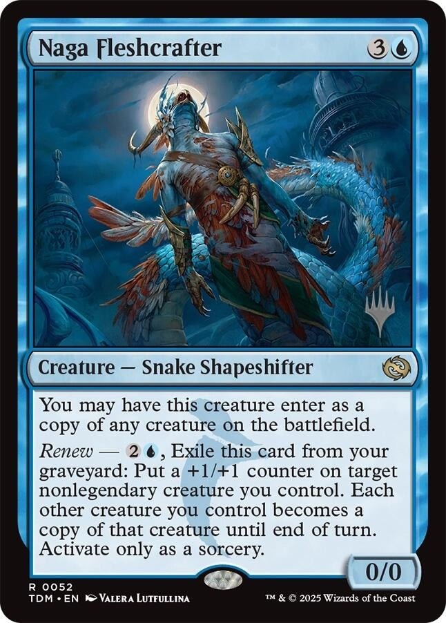 Image for Naga Fleshcrafter (52) [Promo Pack: Tarkir: Dragonstorm] - Magic: The Gathering
