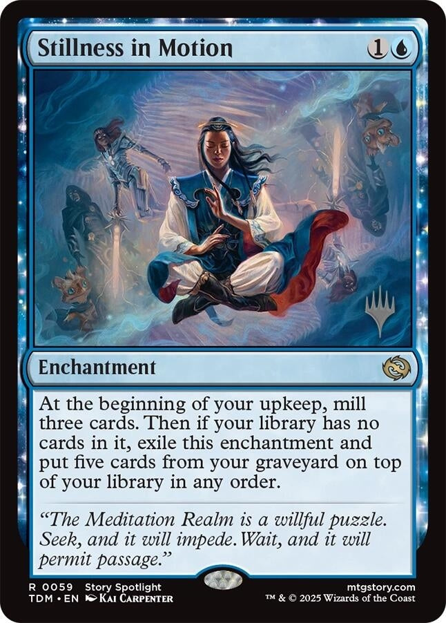 Image for Stillness in Motion (59) [Promo Pack: Tarkir: Dragonstorm] - Magic: The Gathering