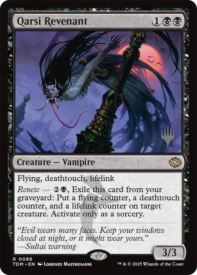 Image for Qarsi Revenant (86) [Promo Pack: Tarkir: Dragonstorm] - Magic: The Gathering
