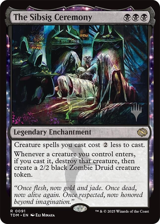 Image for The Sibsig Ceremony (91) [Promo Pack: Tarkir: Dragonstorm] - Magic: The Gathering