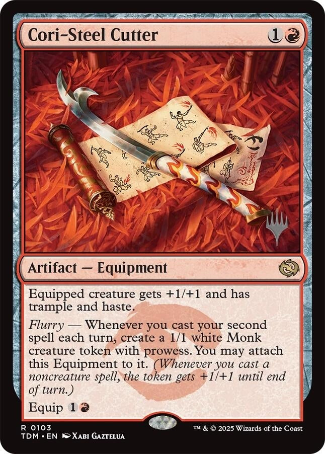 Image for Cori-Steel Cutter (103) [Promo Pack: Tarkir: Dragonstorm] - Magic: The Gathering