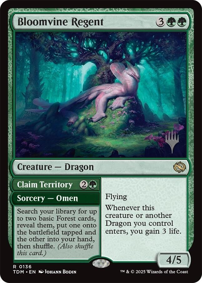 Image for Bloomvine Regent (136) [Promo Pack: Tarkir: Dragonstorm] - Magic: The Gathering