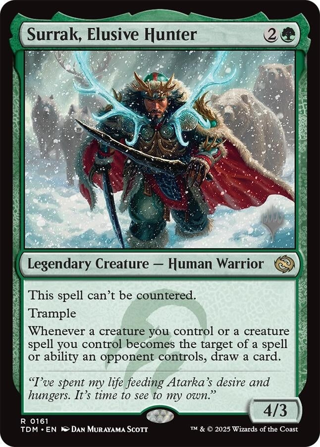Image for Surrak, Elusive Hunter (161) [Promo Pack: Tarkir: Dragonstorm] - Magic: The Gathering