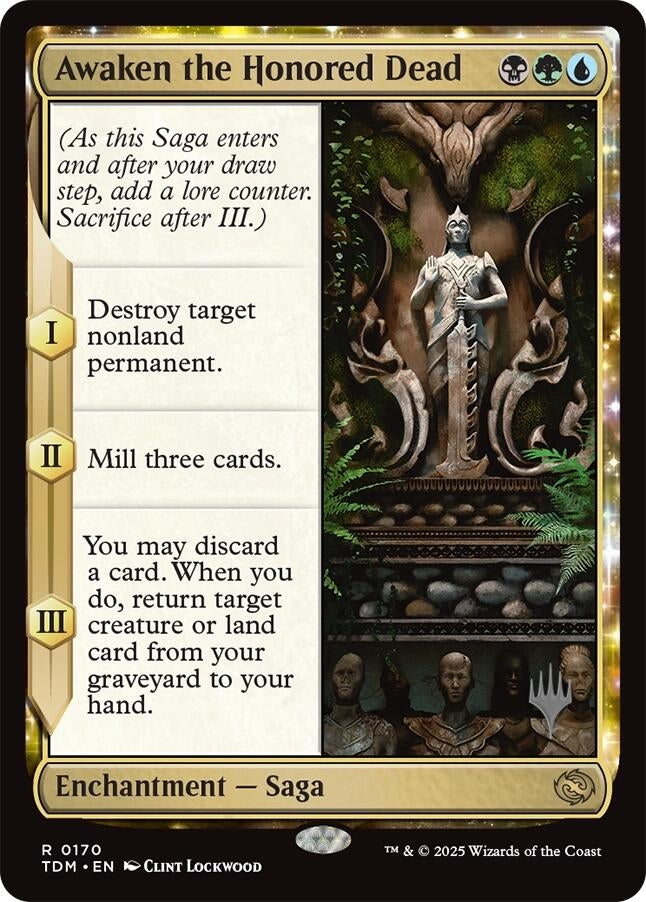 Image for Awaken the Honored Dead (170) [Promo Pack: Tarkir: Dragonstorm] - Magic: The Gathering