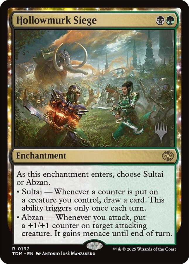 Image for Hollowmurk Siege (192) [Promo Pack: Tarkir: Dragonstorm] - Magic: The Gathering