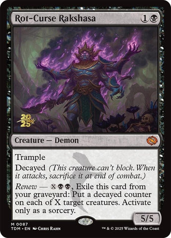 Image for Rot-Curse Rakshasa (87) (Prerelease Cards) - Magic: The Gathering
