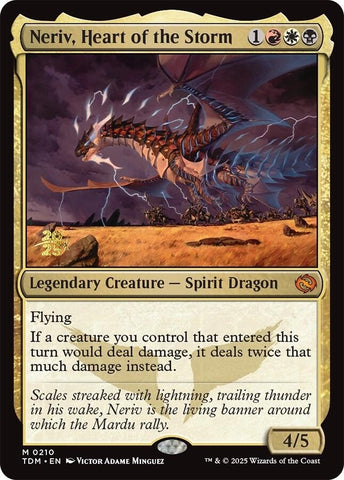 Image for Neriv, Heart of the Storm (210) (Prerelease Cards) - Magic: The Gathering