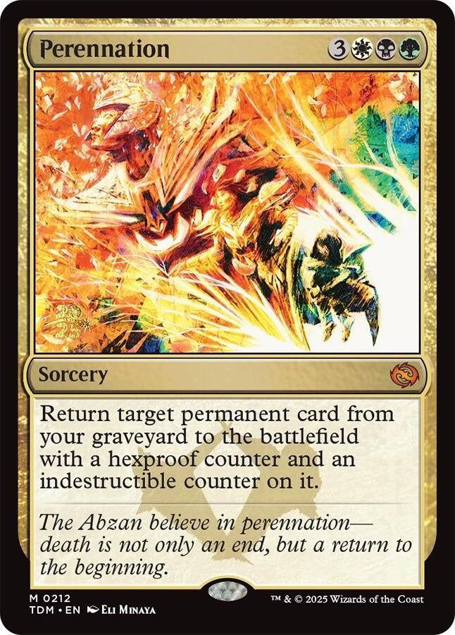 Image for Perennation (212) (Prerelease Cards) - Magic: The Gathering