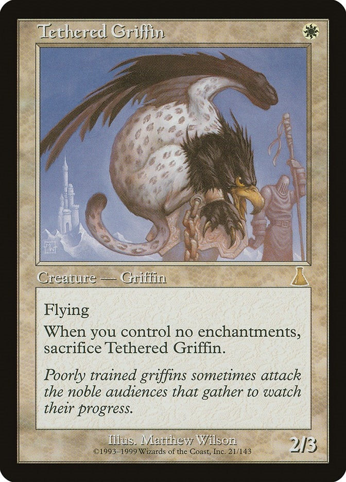 Image for Tethered Griffin (21) [Urza's Destiny]