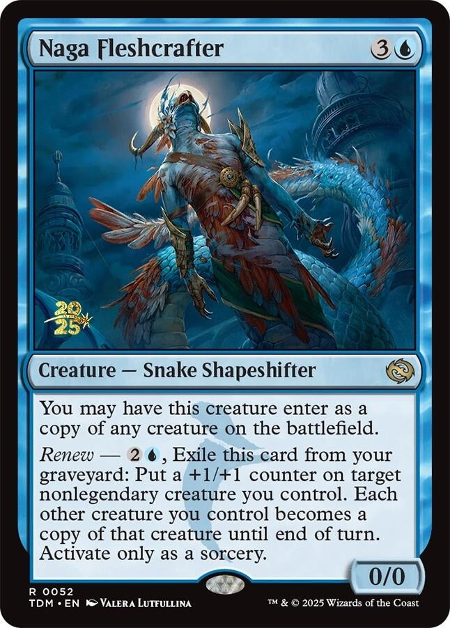 Image for Naga Fleshcrafter (52) (Prerelease Cards) - Magic: The Gathering