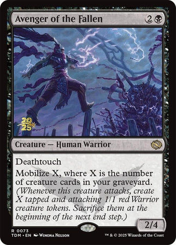 Image for Avenger of the Fallen (73) (Prerelease Cards) - Magic: The Gathering