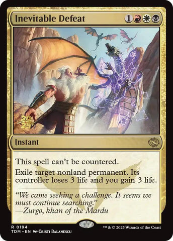 Image for Inevitable Defeat (194) (Prerelease Cards) - Magic: The Gathering