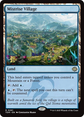 Image for Mistrise Village (261) (Prerelease Cards) - Magic: The Gathering